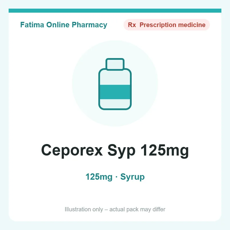 ceporex syp 125mg Ceporex Syp 125mg – syrup