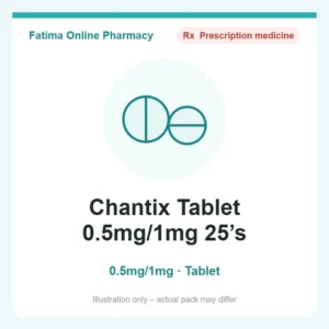 Chantix Tablet 0.5mg/1mg 25’s
