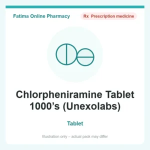 Chlorpheniramine Tablet 1000’s (Unexolabs)