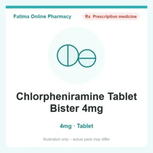 Chlorpheniramine Tablet Bister 4mg