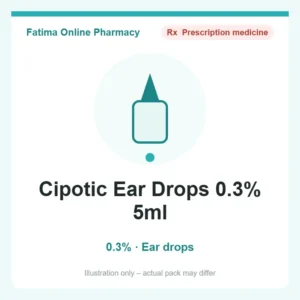 Cipotic Ear Drops 0.3% 5ml