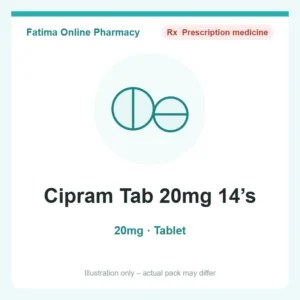 Cipram Tab 20mg 14’s – tablet