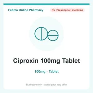 Ciproxin 100mg Tablet