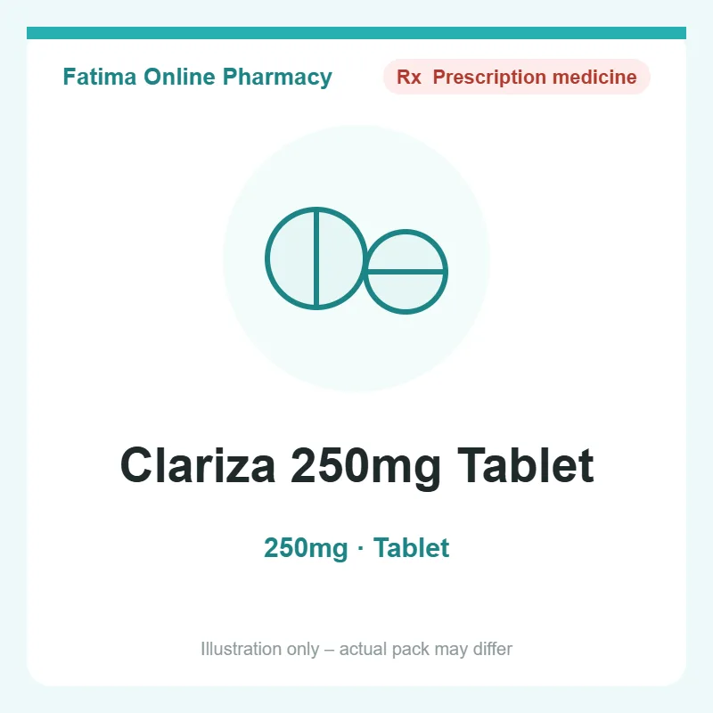 clariza 250mg tablet Clariza 250mg Tablet