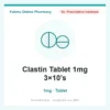 Clastin Tablet 1mg 3×10’s