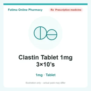 Clastin Tablet 1mg 3×10’s