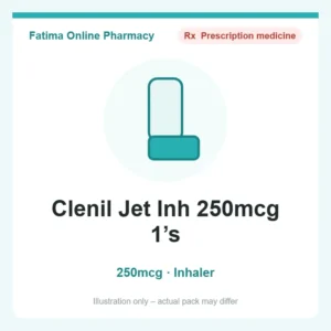 Clenil Jet Inh 250mcg 1’s – inhaler