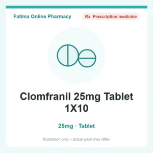 Clomfranil 25mg Tablet 1X10