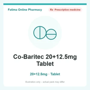 Co-Baritec 20+12.5mg Tablet
