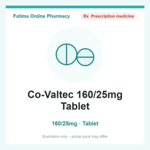 Co-Valtec 160/25mg Tablet