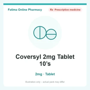 Coversyl 2mg Tablet 10’s