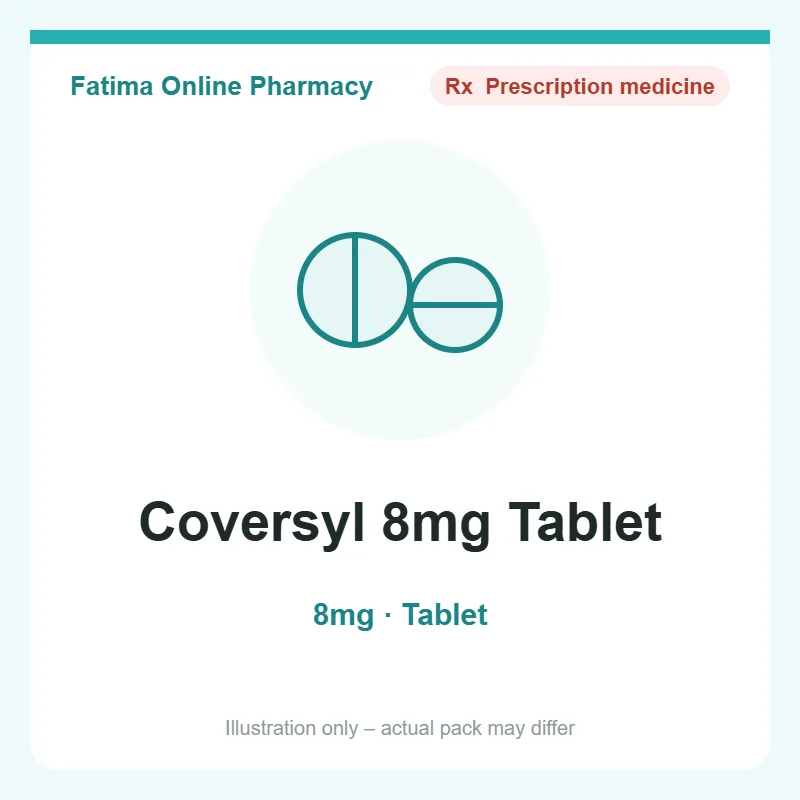 coversyl 8mg tablet Coversyl 8mg Tablet