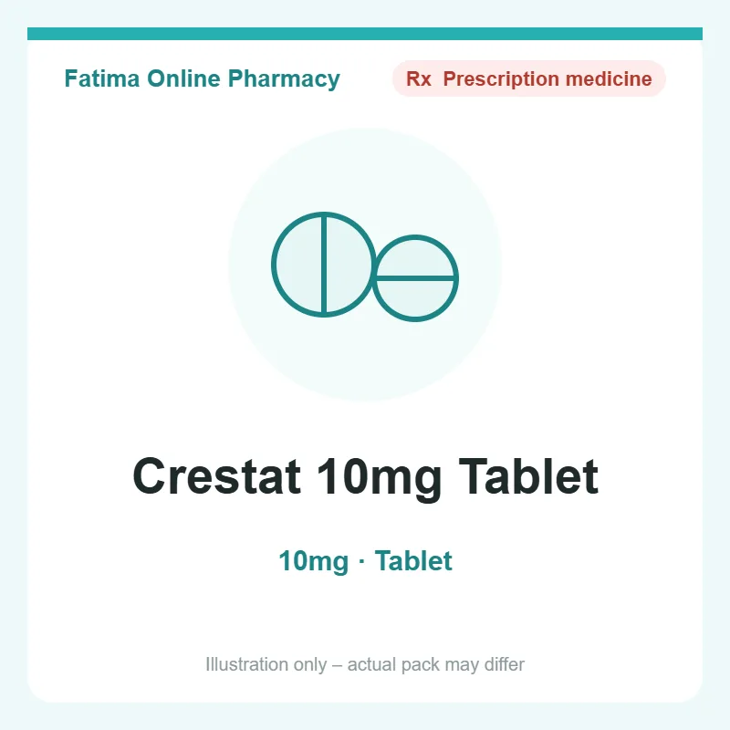 crestat 10mg tablet Crestat 10mg Tablet