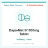 Dapa-Met 5/1000mg Tablet