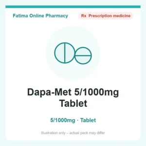 Dapa-Met 5/1000mg Tablet