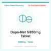 Dapa-Met 5/850mg Tablet