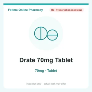 Drate 70mg Tablet