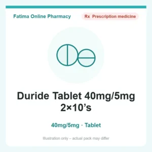 Duride Tablet 40mg/5mg 2×10’s