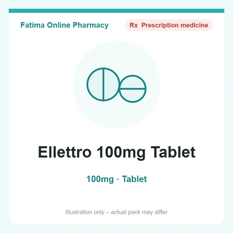 ellettro 100mg tablet Ellettro 100mg Tablet