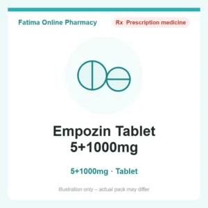 Empozin Tablet 5+1000mg