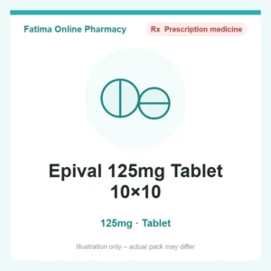 Epival 125mg Tablet 10×10