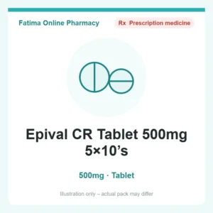 Epival CR Tablet 500mg 5×10’s