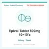 Epival Tablet 500mg 10×10’s
