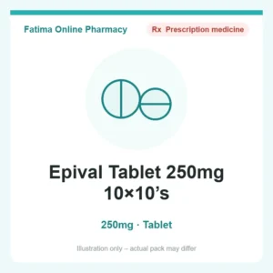 Epival Tablet 250mg 10×10’s