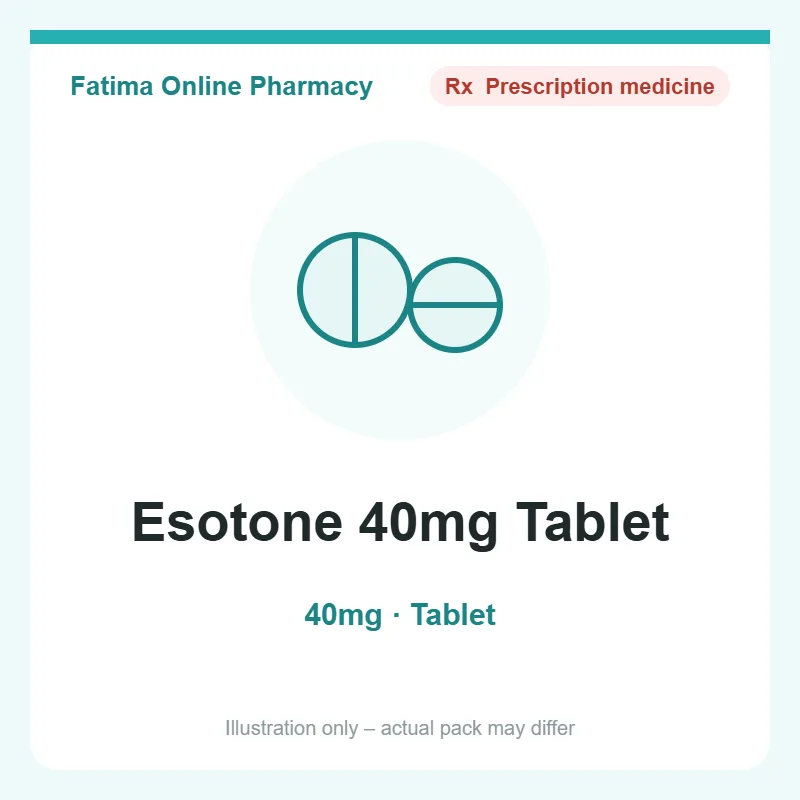 esotone 40mg tablet Esotone 40mg Tablet