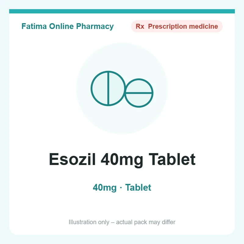 esozil 40mg tablet Esozil 40mg Tablet