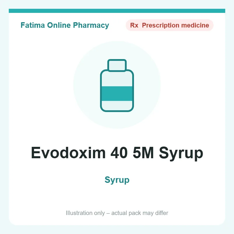 evodoxim 40 5m syp Evodoxim 40 5M Syrup