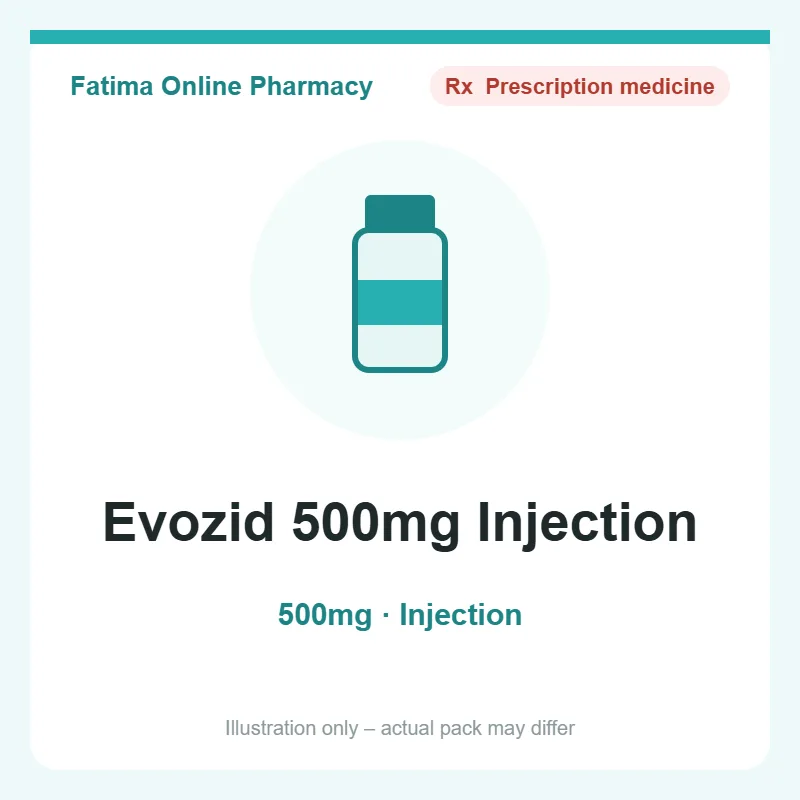 evozid 500mg injection Evozid 500mg Injection
