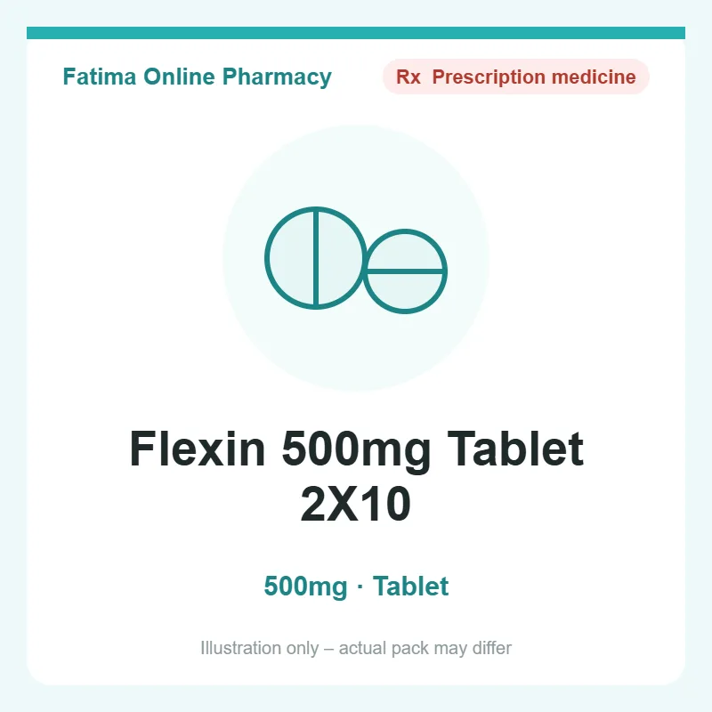 flexin 500mg tablet 2x10 1 Flexin 500mg Tablet 2X10