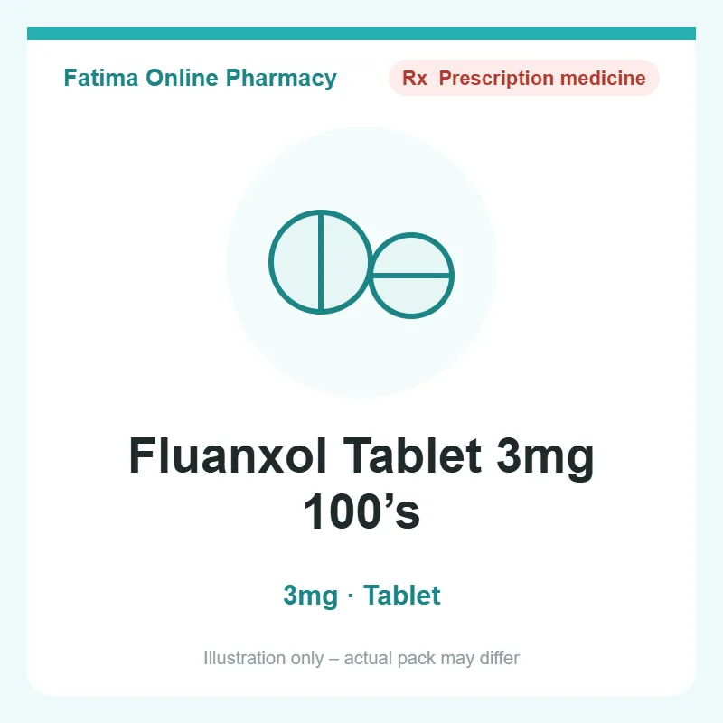 fluanxol tab 3mg 100s Fluanxol Tablet 3mg 100’s