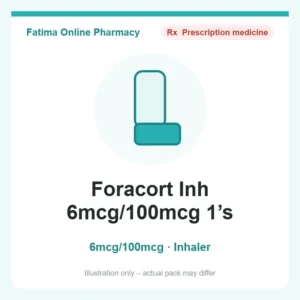 Foracort Inh 6mcg/100mcg 1’s – inhaler