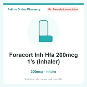 Foracort Inh Hfa 200mcg 1’s (Inhaler)