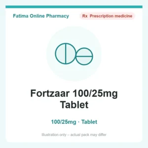 Fortzaar 100/25mg Tablet