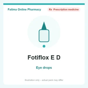 Fotiflox E D – eye drops