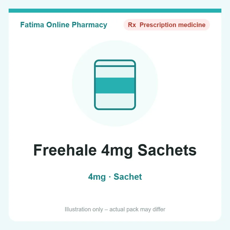 freehale 4mg sachets Freehale 4mg Sachets