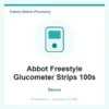 Abbot Freestyle Glucometer Strips 100s – device