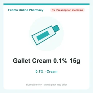 Gallet Cream 0.1% 15g