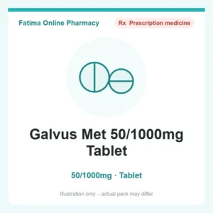 Galvus Met 50/1000mg Tablet
