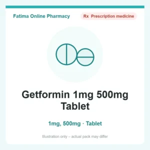 Getformin 1mg 500mg Tablet