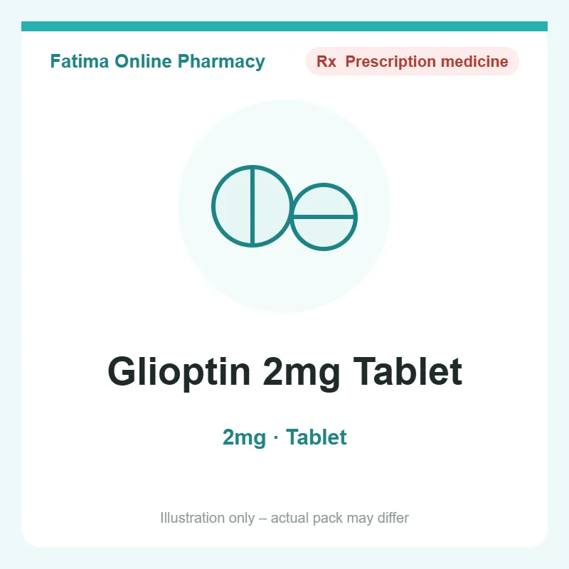 glioptin 2mg tablet Glioptin 2mg Tablet