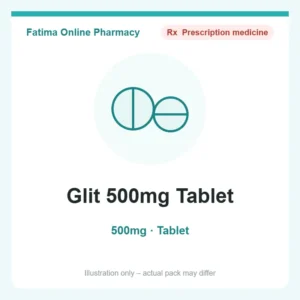 Glit 500mg Tablet