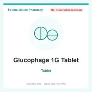 Glucophage 1G Tablet