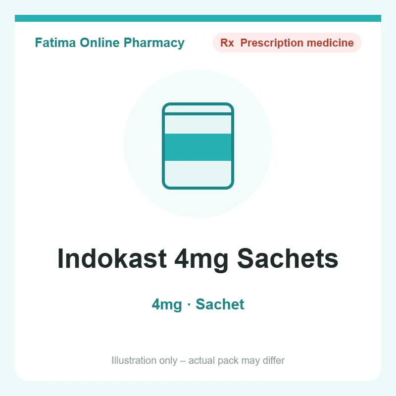 indokast 4mg sachets Indokast 4mg Sachets