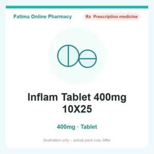 Inflam Tablet 400mg 10X25