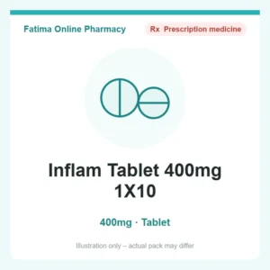 Inflam Tablet 400mg 1X10
