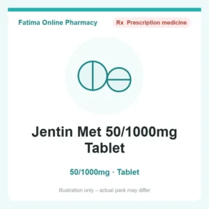 Jentin Met 50/1000mg Tablet